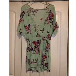 Floral romper new with tags
